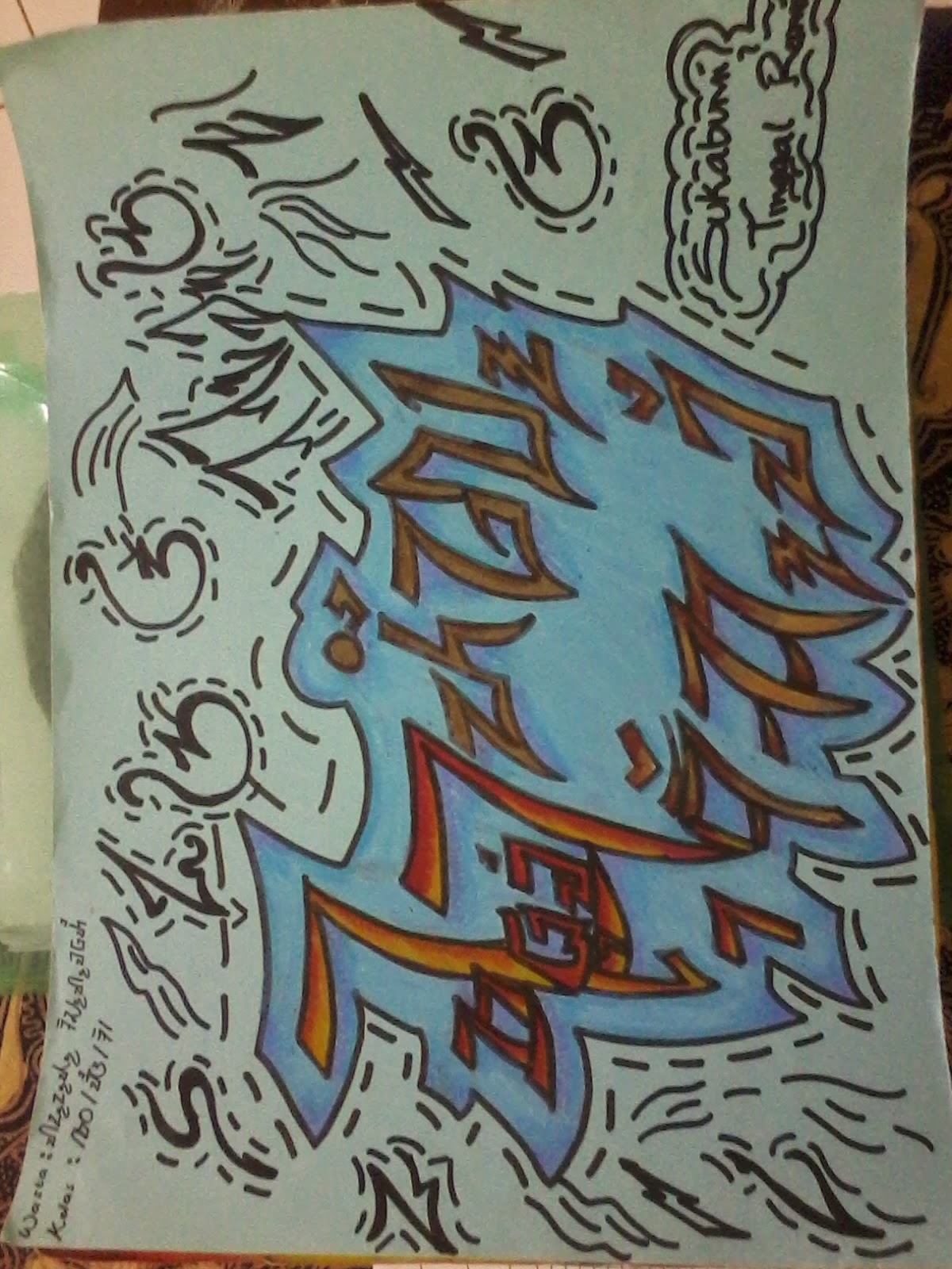 Contoh Kaligrafi Aksara Sunda Paribasa