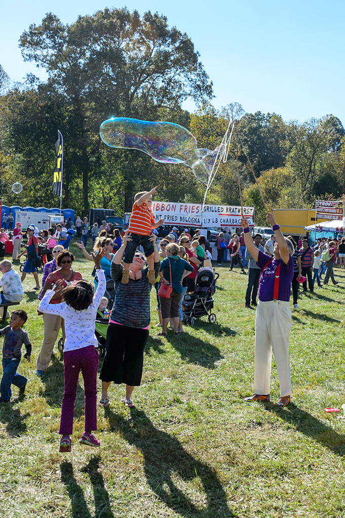 Giant Bubbles at Carolina BallonFest