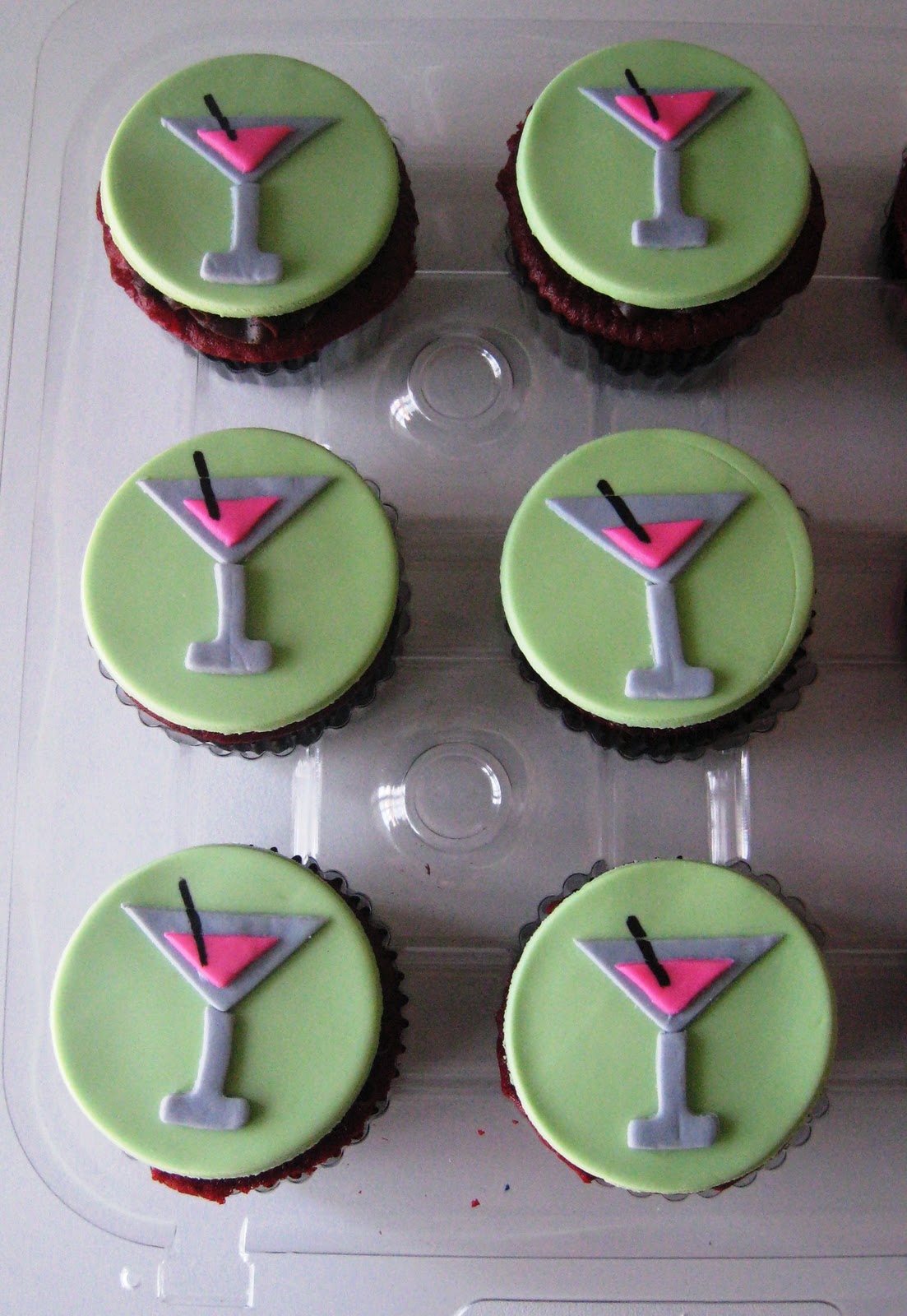 Heavenly Bites Cakes Martini Cupcake Toppers