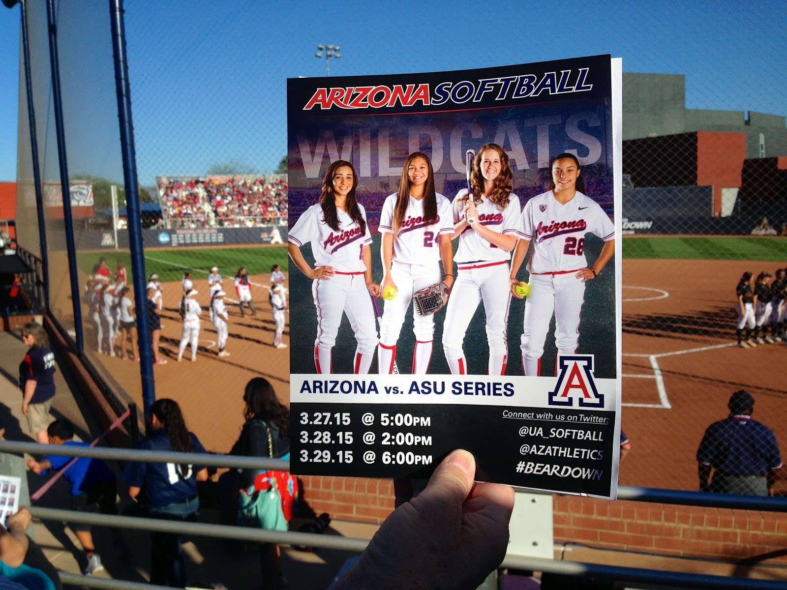 Margy Meanders University of Arizona Softball and Baseball