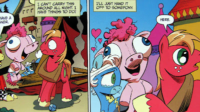 Fleetfoot and Big Mac. And Pinkie costume