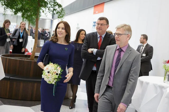 Crown Princess Mary of Denmark held a welcome speech at a conference in connection with the International Workshop on Public Private Dialogue 