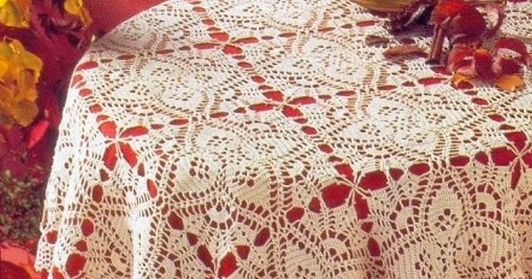 Encantador mantel tejido con grannys al crochet - con patrón | Crochet