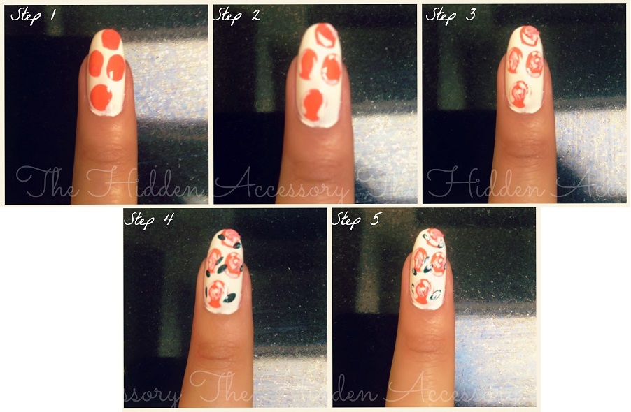 The Hidden Accessory: Summer Nails: Floral For Coral