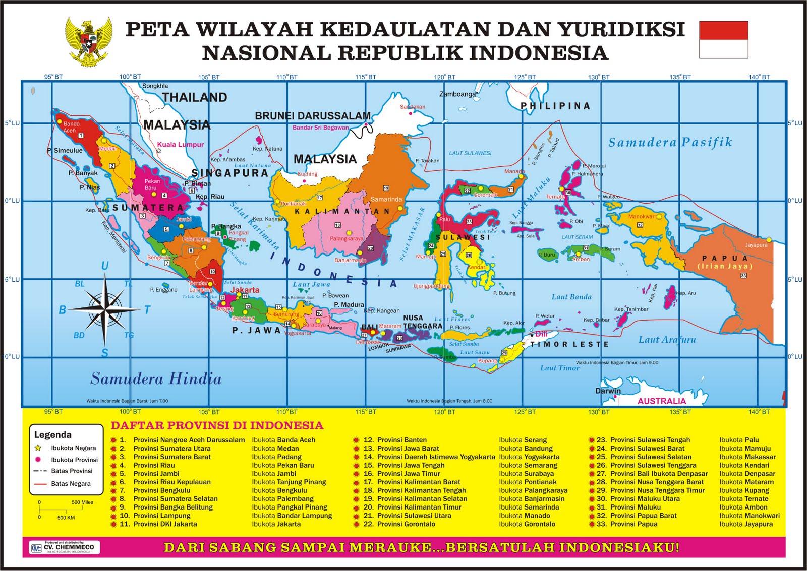 PETA WILAYAH KEDAULATAN DAN YURIDIKSI