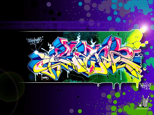 graffiti art backgrounds. Urban Art graffiti art