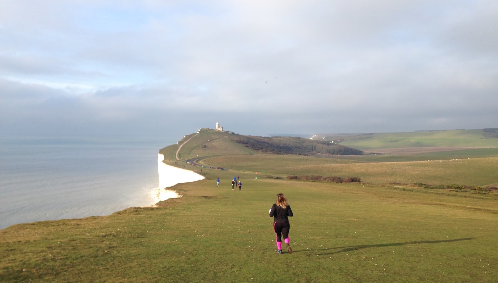 FitBits | running over Beachy Head Seven Sisters