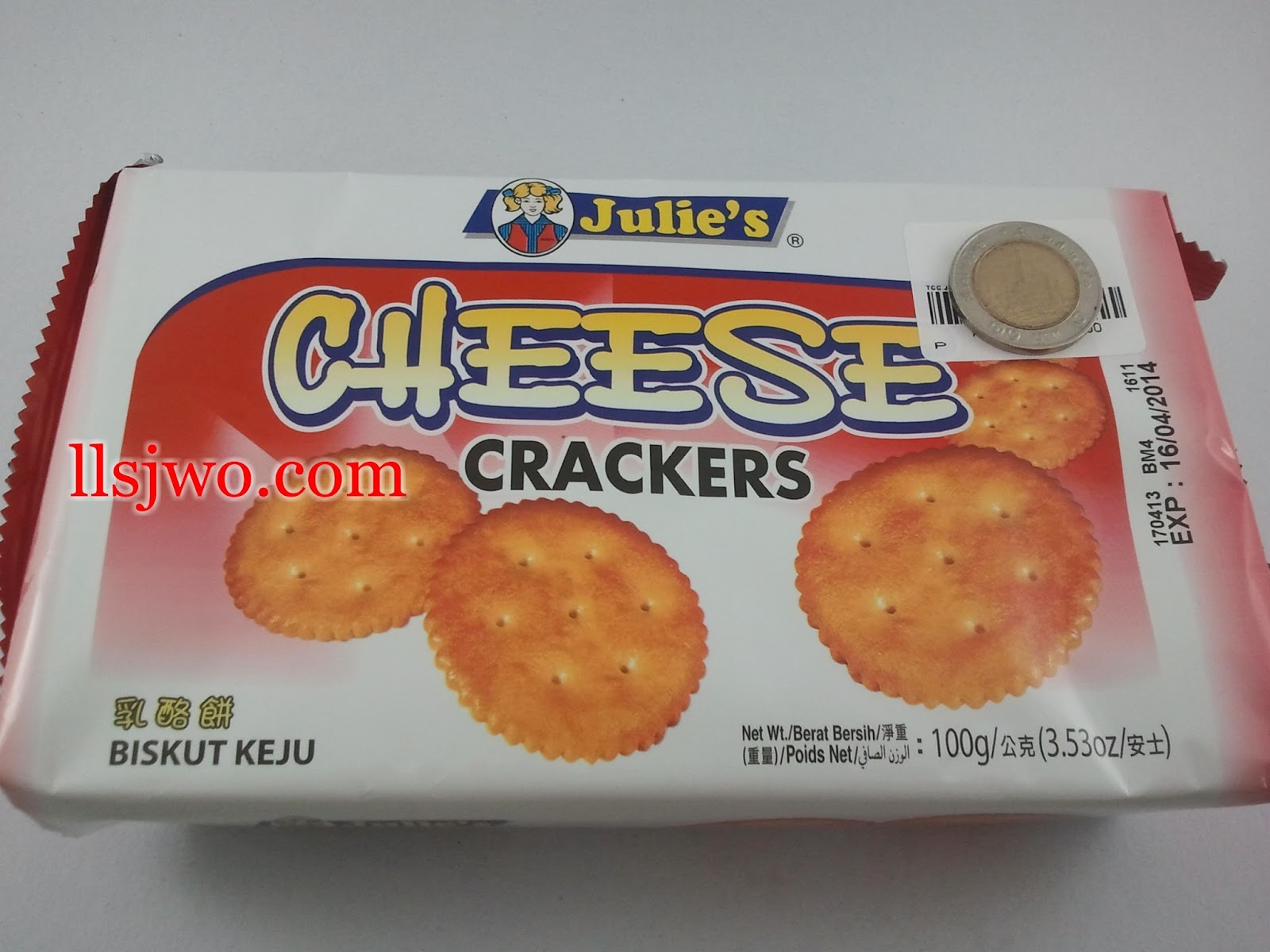 Julie's Cheese Crackers 100g