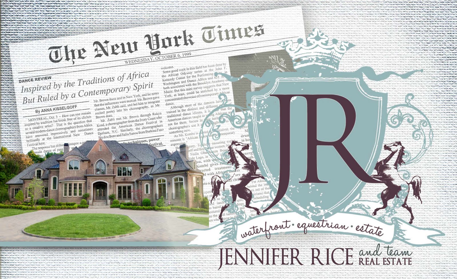 Jennifer Rice and Team Real Estate New York Times Featured Property!