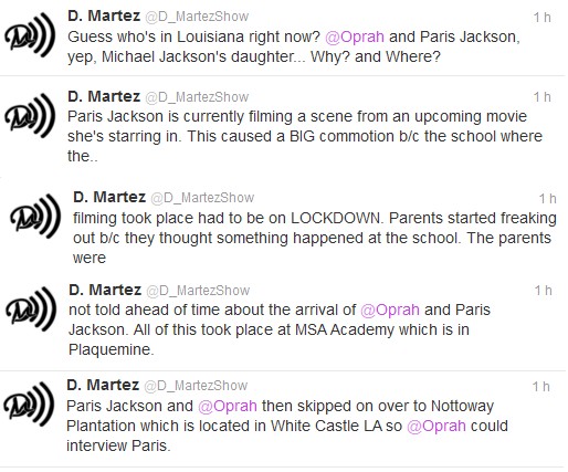 Informações no twitter dão conta que Paris está em Lousiana por conta de seu filme Sem+t%C3%ADtulo+2