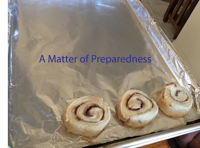 Cutting Cinnamon Rolls with dental floss-A Matter of Preparedness
