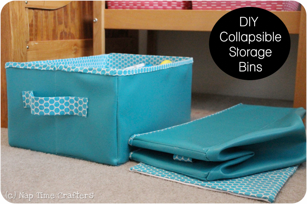 Collapsible Storage Bins Tutorial PeekaBoo Pages Sew Something Special