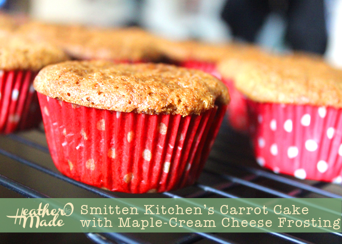 Heather O Made Smitten Kitchen's Carrot Cake with MapleCream Cheese