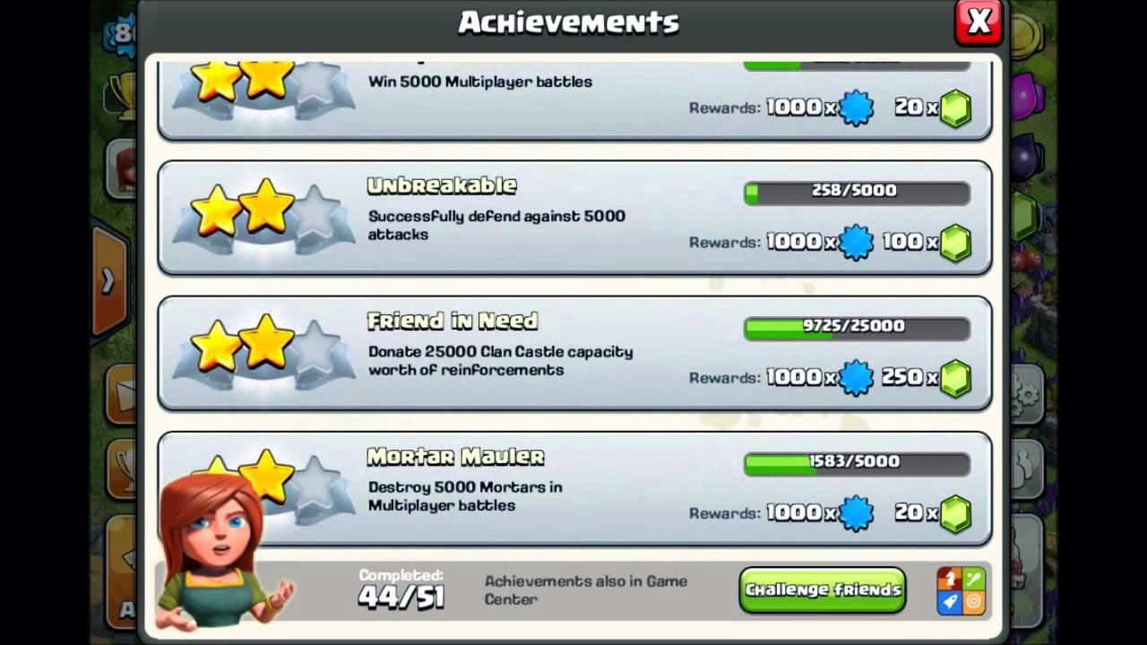 Lengkapi Achievement Achievement