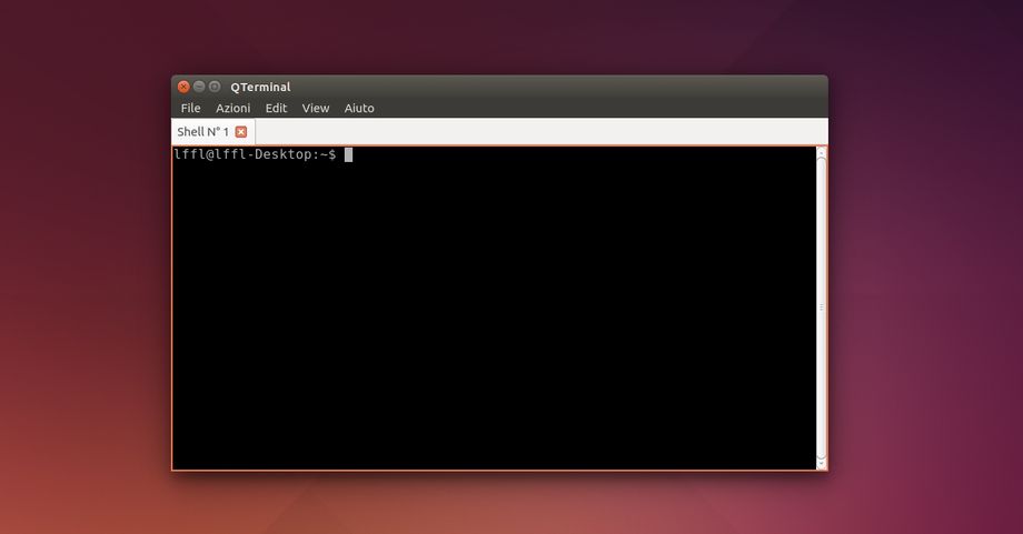 QTerminal in Ubuntu