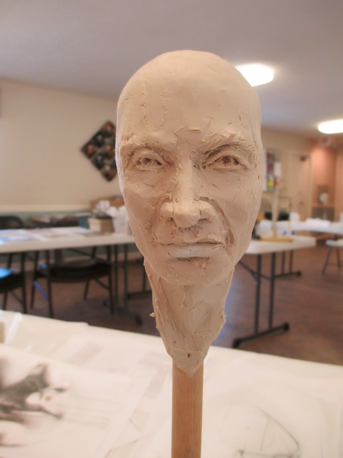 Knotty Wood Spirits Clay Sculpting Class