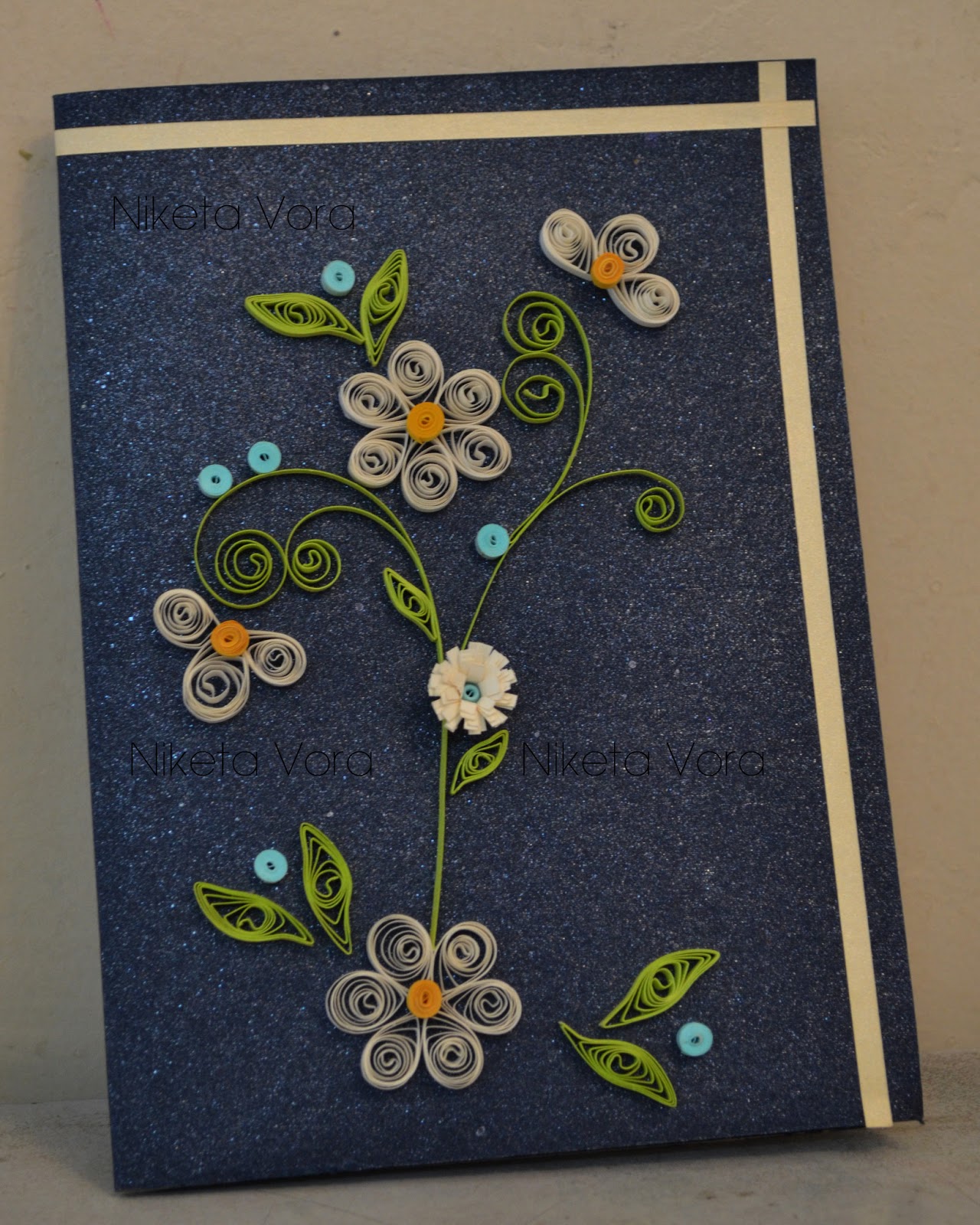 Niketa's Creative Corner Paper Quilling Greeting Card