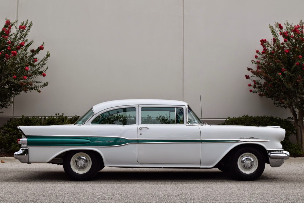 All American Classic Cars: 1957 Pontiac Chieftain 2-Door Sedan