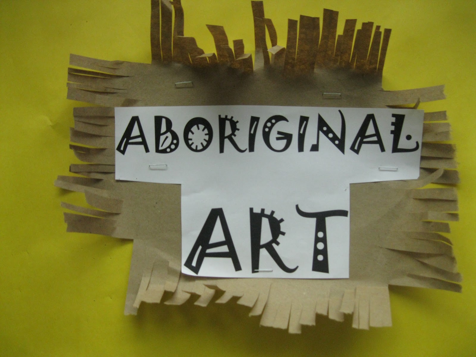 Aboriginal Boomerang Template