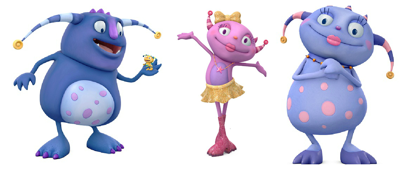 Some of the characters: Eduardo Enormomonster, Isabella Roarsome and