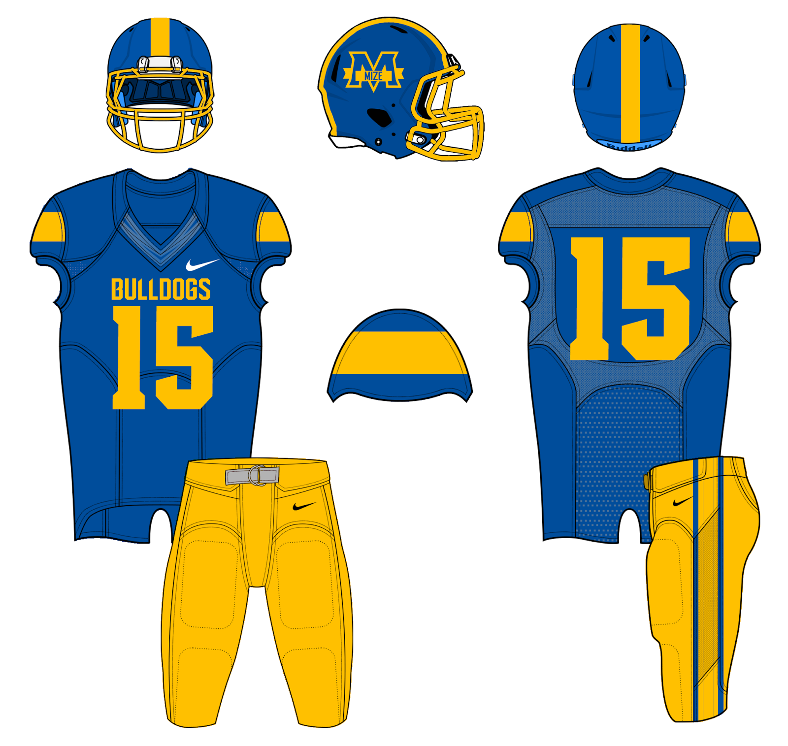 Mississippi High School Football Helmets Mize