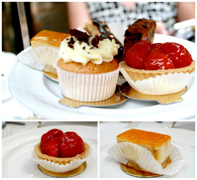 Afternoon tea cake selection from Butler's at The Chesterfield Mayfair