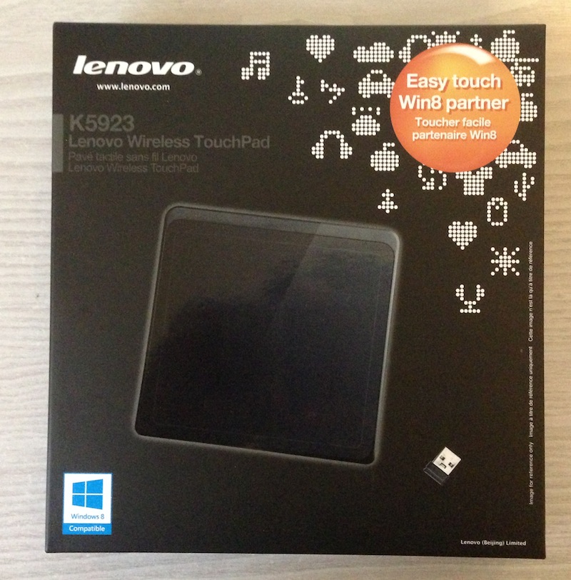 Fortysomething Geek Lenovo K5923 Multigesture Wireless Touchpad review