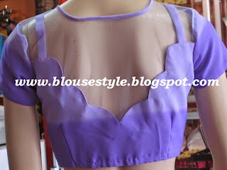 purple colour blouse