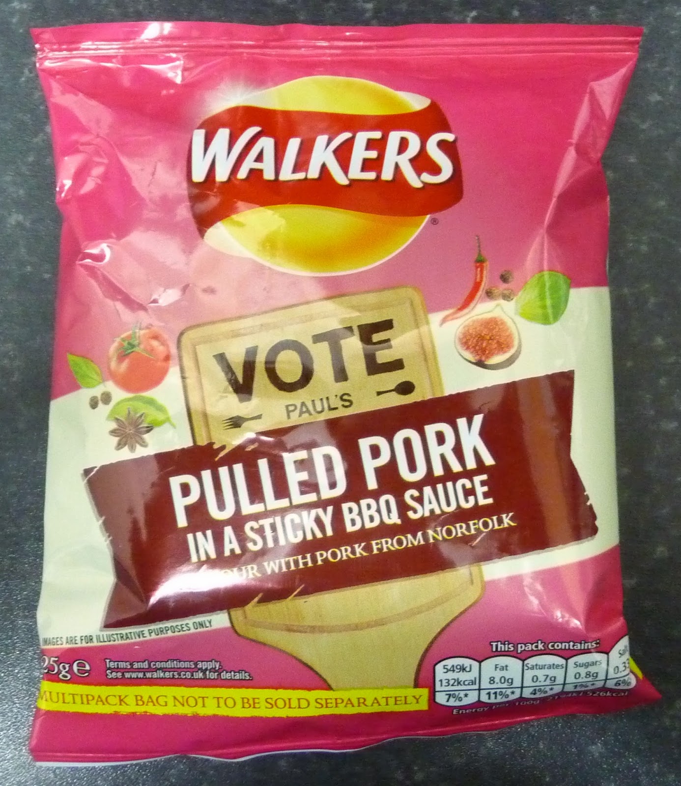 Something to look forward to Walkers Paul's Pulled Pork In A Sticky