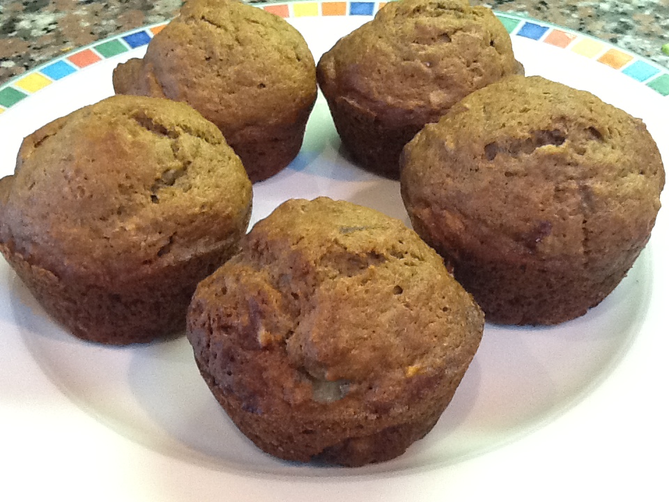 Mommy and Baby food Whole Wheat Banana Zucchini Muffins for the Whole