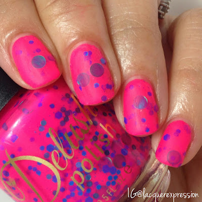 swatch of all babe watch nail polish from the life's a beach collection from delush polish