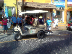 Golf Cart on Isla Mujeres