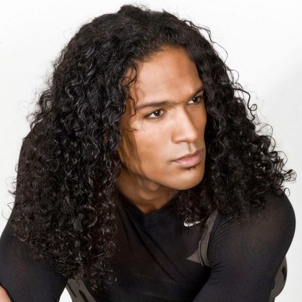 Black Hair Men Curly Hairstyle With Small Curls In Short Length