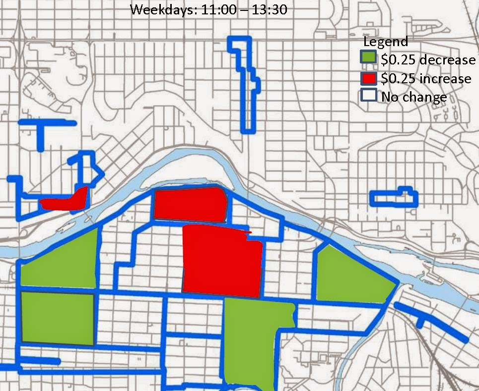 Calgary's demandresponsive onstreet parking pricing