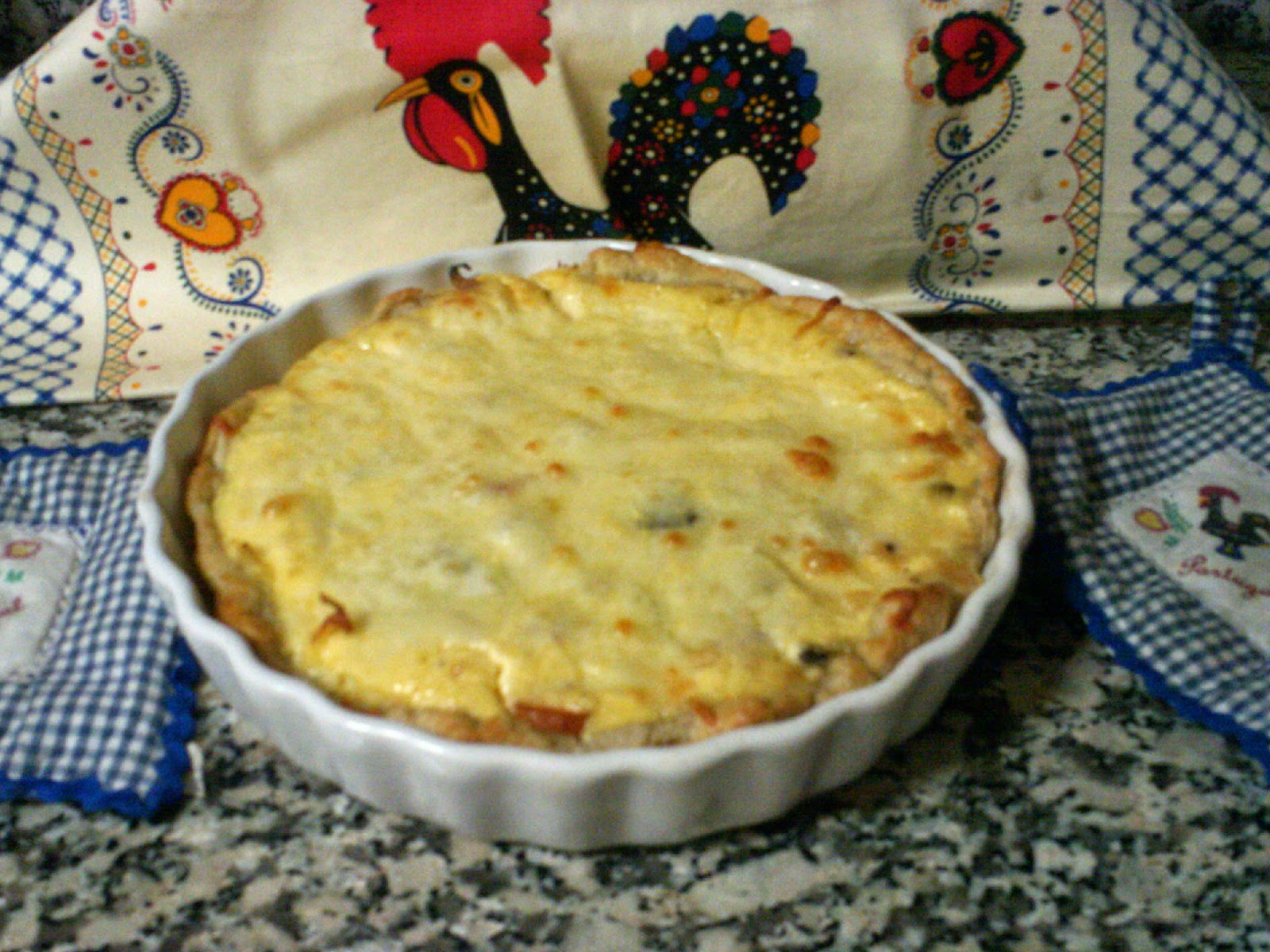 Quiche De Puerro, Zanahoria, Bacon Y Morcilla
