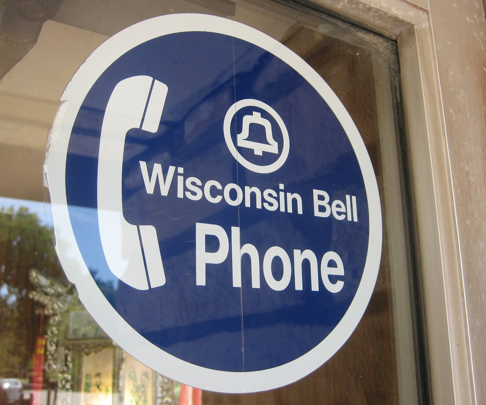 Modern Relics Wisconsin Bell Phone door sticker