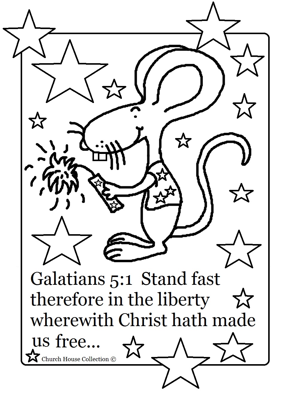 Church House Collection Blog: Fourth of July Coloring Pages For Sunday