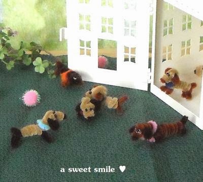 モールアートのfantasy World ５分で作る子犬のモール 7