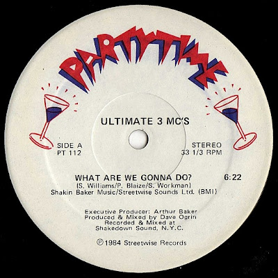 Ultimate 3 MC's ‎– What Are We Gonna Do? (1984, 192, VLS)