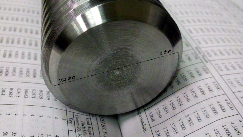sine 11.4 deg DoubleLead Thread Milltronics CNC Lathe
