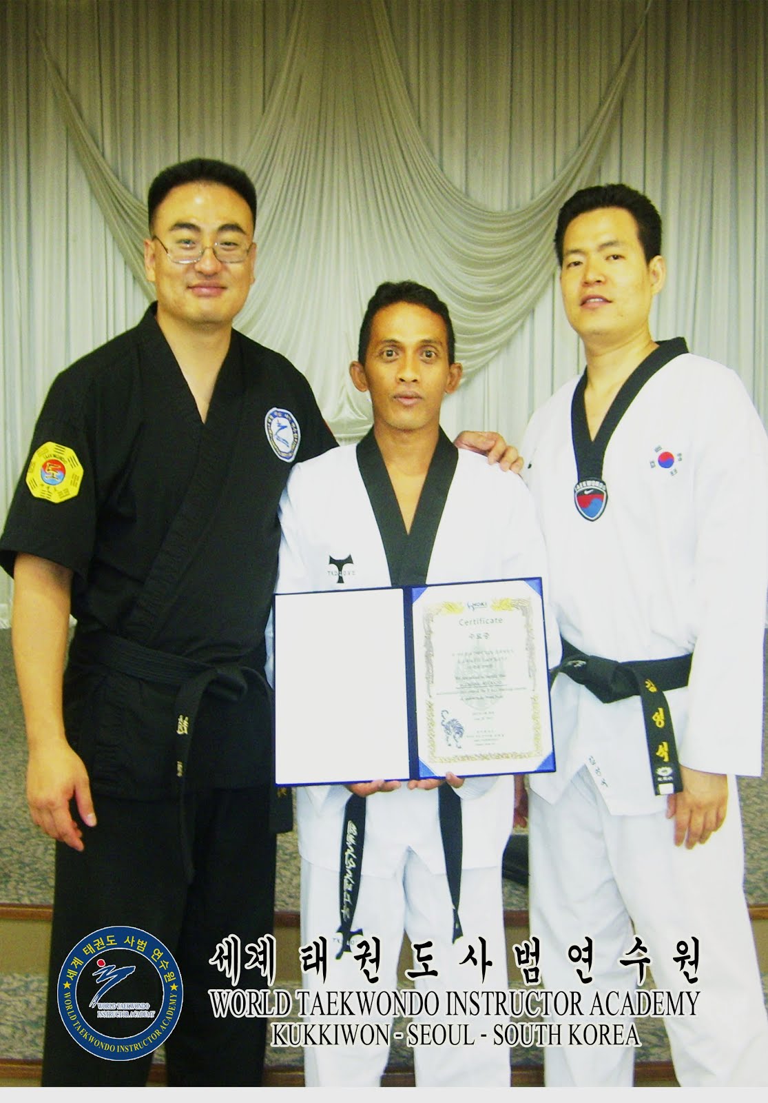 Master Anto di Taekwondo Istructor Academy , Kukkiwon - Korea Selatan