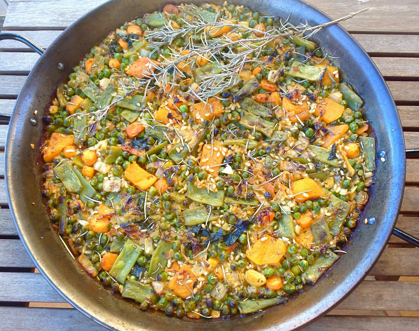 Les receptes que m'agraden Paella de verduras