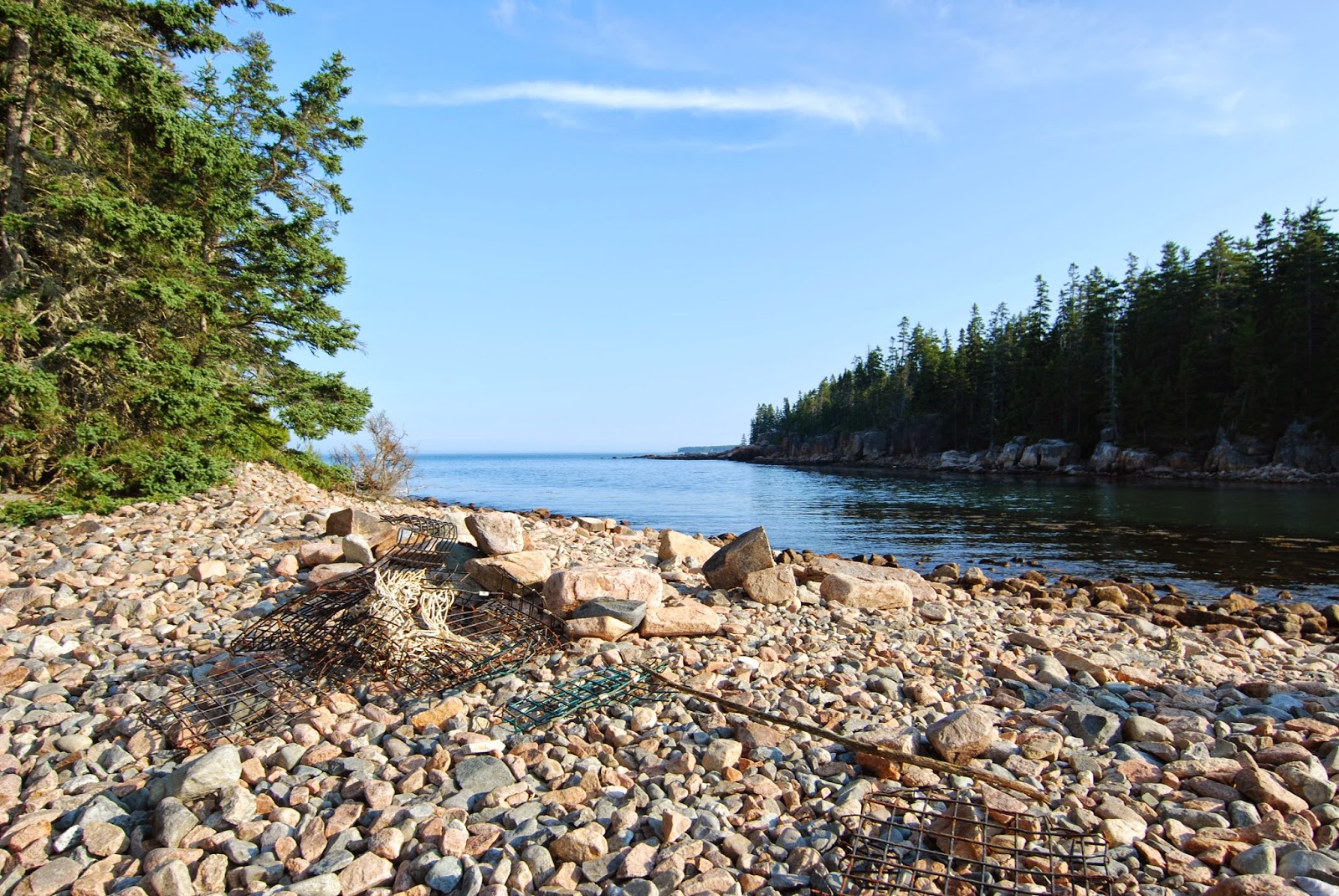 Litton's Fishing Lines Ship Harbor Trail, Acadia National Park, Mount Desert Island, Maine