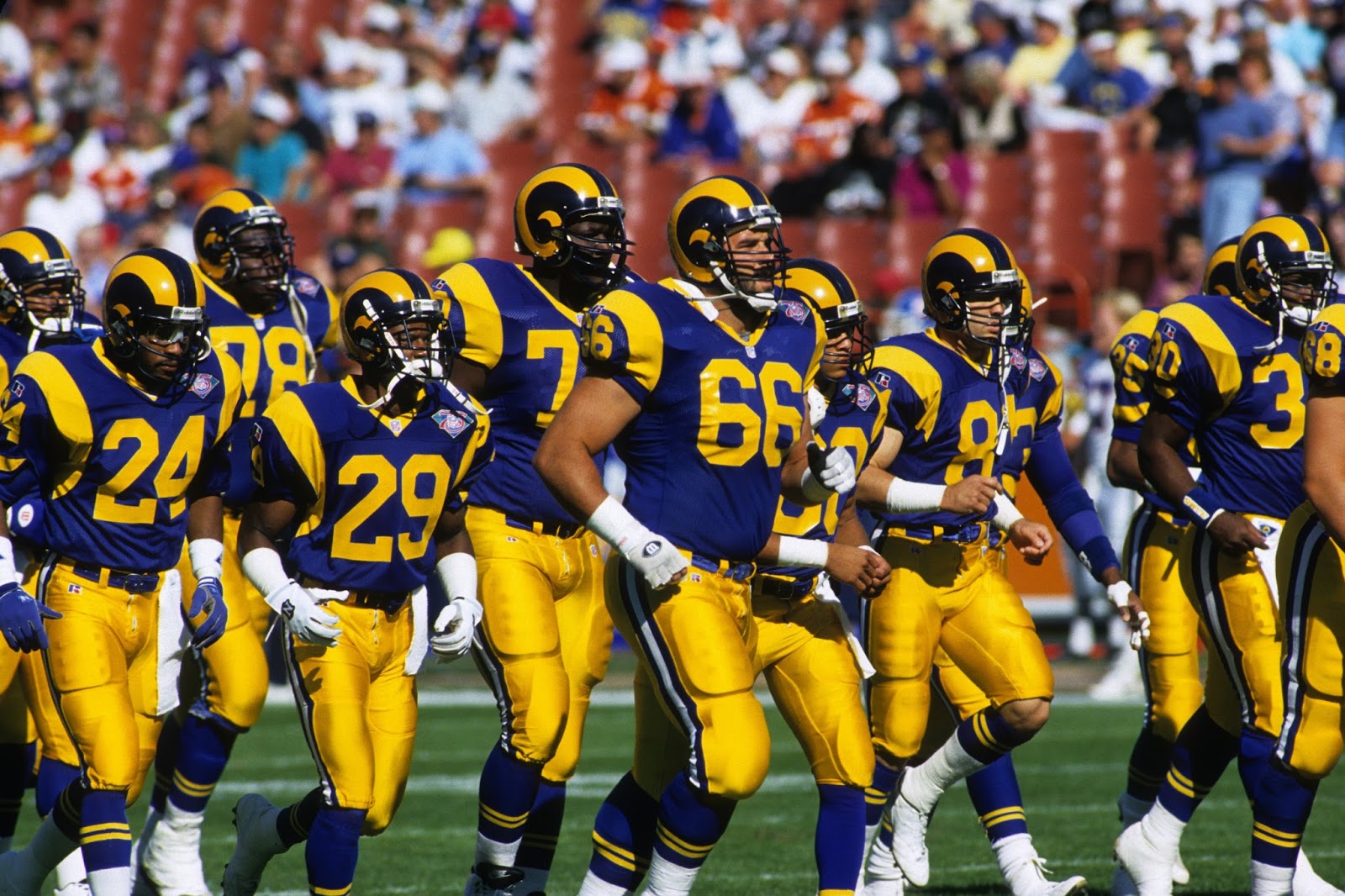 The Wearing Of the Green (and Gold): Meet the New (Rams) Logo. Same as the Old Logo