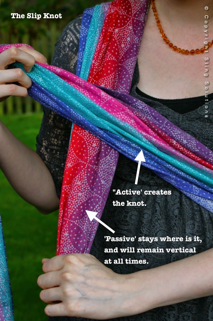 Sling Solutions Babywearing Consultancy Tutorial Slip Knot Hip Carry