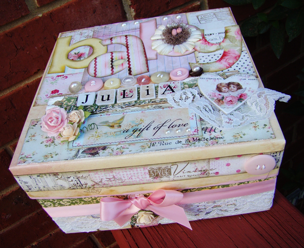 Creating Treasures Julia's Memory Box