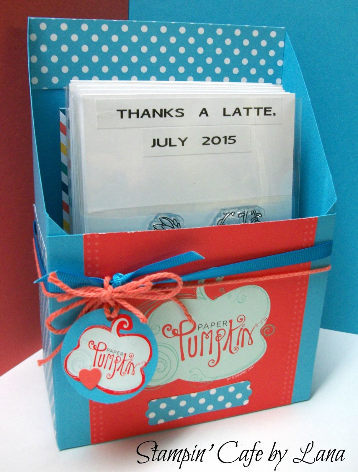 Stampin' Cafe by Lana Paper Pumpkin Stamp Storage