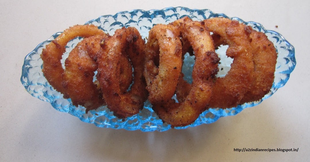 a2zindianrecipes Onion Rings