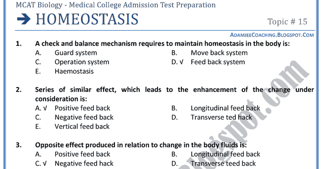 Homeostasis essay