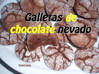 Galletas De Chocolate Nevado
